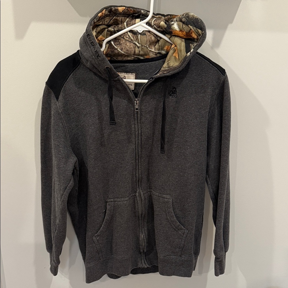 Legendary Whitetails Gray Utility Jacket with Camo Lining